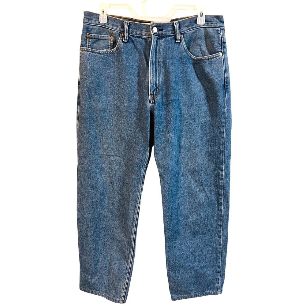 Levis 550 Mens Relaxed Fit Blue Denim Jeans100% Cotton Classic Denim 38 x 30